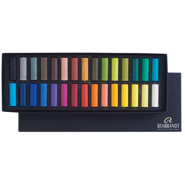 PASTEL REMBRANDT. 30 Colores Medias Barras