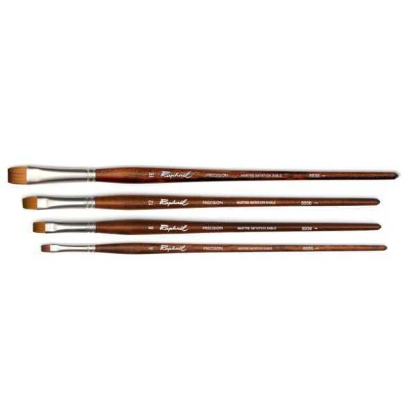 Pinceles RAPHAEL PRECISION Plano Corto Ref. 8938