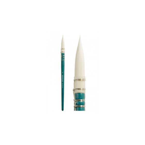 Pincel RENESANS Roll Brush Sintetico Blanco Redondo en Punta