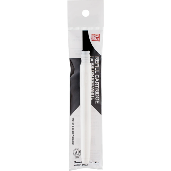 Recarga para Rotuladores ZIG Kuretake Brush Pen Blanco