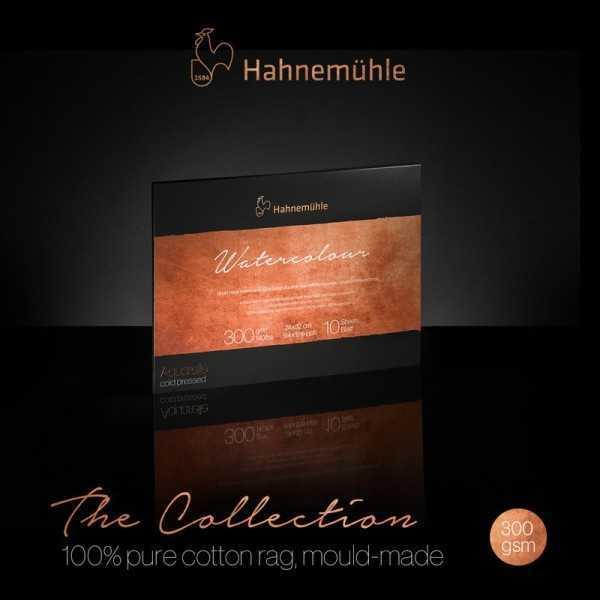 HAHNEMUHLE THE COLLECTION BLOC ACUARELA 100% ALGODÓN 300G GRANO SATINADO
