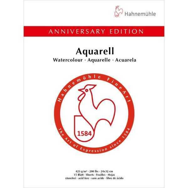 HAHNEMUHLE ANNIVERSARY EDITION 15Hojas 425GR. Bloc de Acuarela