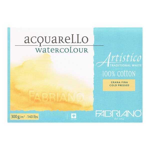 FABRIANO ARTISTICO ACQUARELLO Algodón. GRANO FINO