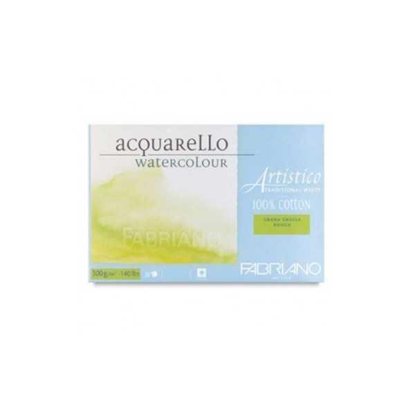 FABRIANO ARTISTICO ACQUARELLO Algodón. GRANO GRUESO