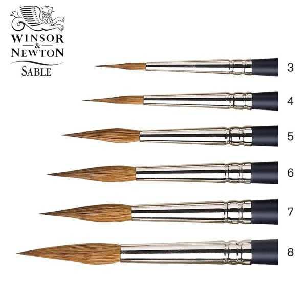 Winsor & Newton Artist Pincel Redondo Puntiagudo de Marta Kolinsky