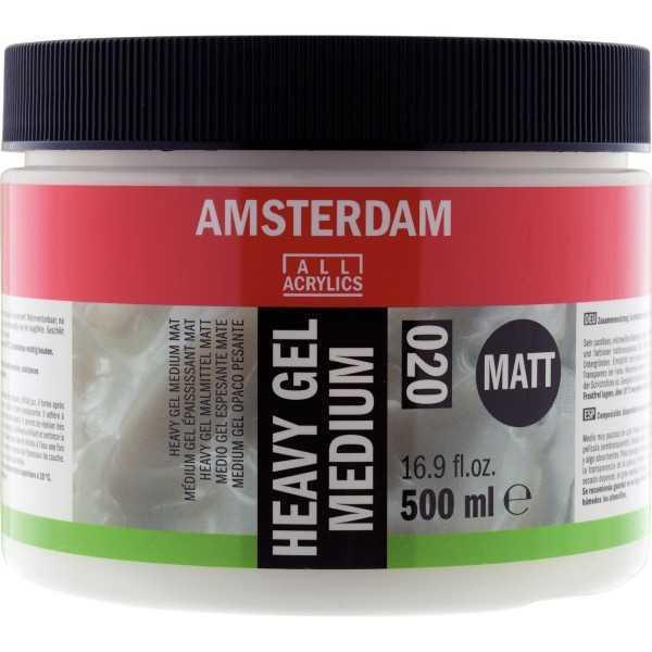 Amsterdam Medio Gel Espesante Mate para Acrílico 500 ml
