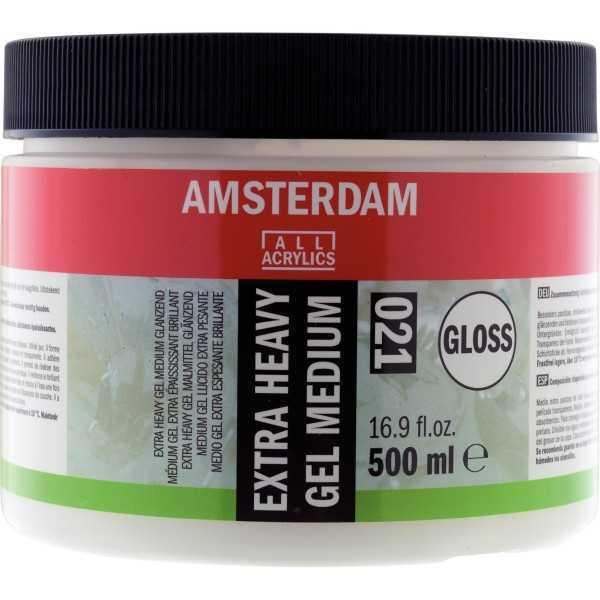 Amsterdam Medio Gel Extraespesante Brillante para Acrílico 500 ml