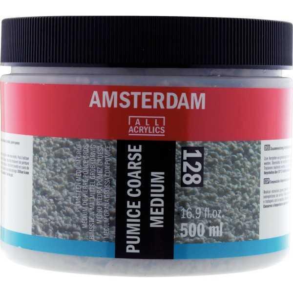 Amsterdam Medio Piedra Pómez Grano Medio para Acrílico 500 ml
