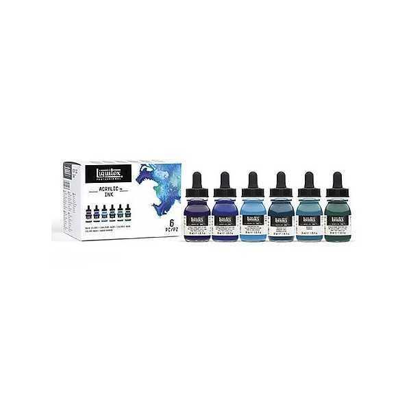 LIQUITEX Tinta acrílica Sets 6 COLORES AGUA