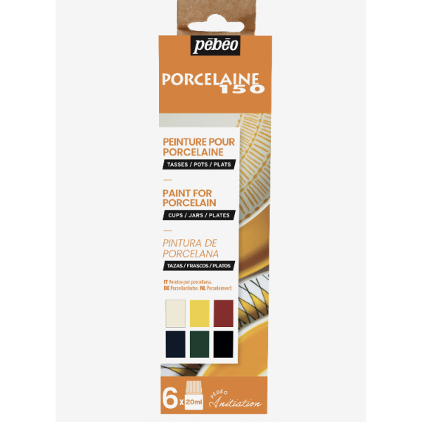 Set Iniciación PEBEO PORCELAINE 150 6x20ml. Nº1