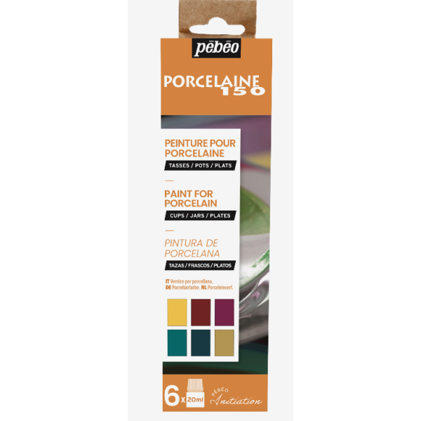 Set Iniciación PEBEO PORCELAINE 150 6x20ml. Nº2