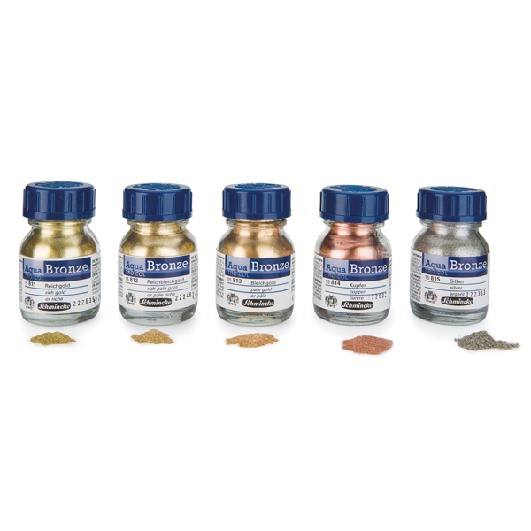 Schmincke Aqua Bronze Pigmentos Metalicos 20ml.