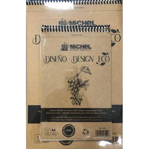 Bloc de Dibujo ECO Reciclado 50 Hojas de 120gr. "UVA"