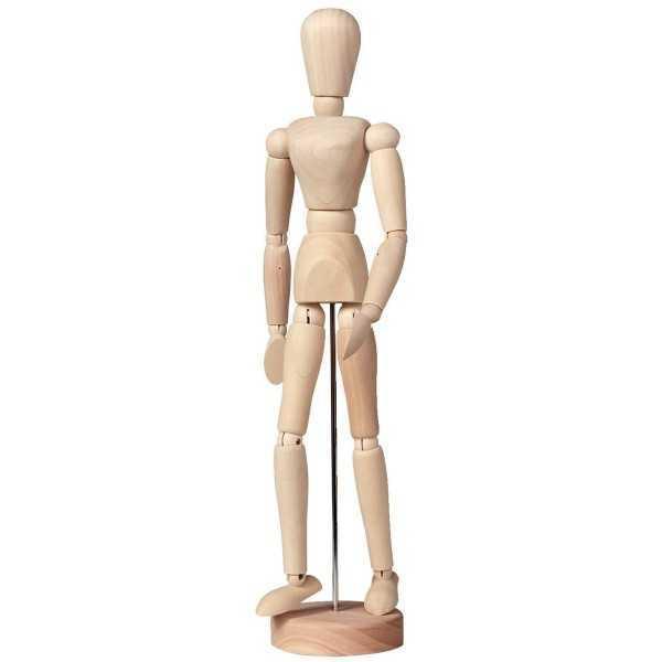 Maniqui Articulado de Madera Hombre 30cm