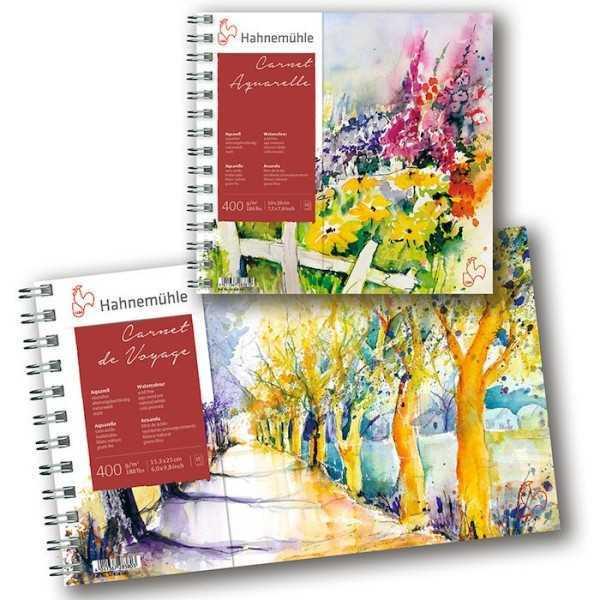 HAHNEMUHLE CUADERNO DE VIAJE DE ACUARELA 400 G