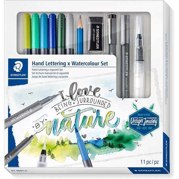 Set Rotuladores Lettering y Acuarelables Staedtler