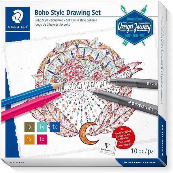 Set Lapices y Rotuladores Staedtler  "Boho Style"