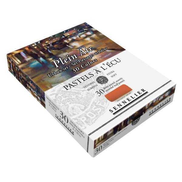 Caja PASTEL SENNELIER. 30 Medios Pasteles PAISAJE URBANO
