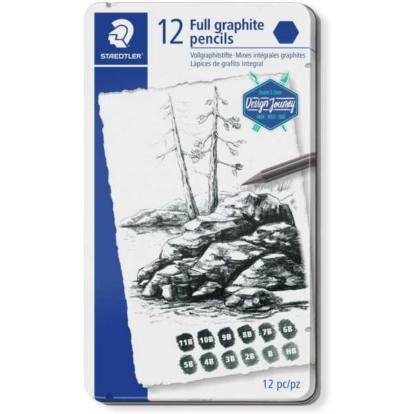 Caja STAEDTLER 12 Lapices Grafito Puro