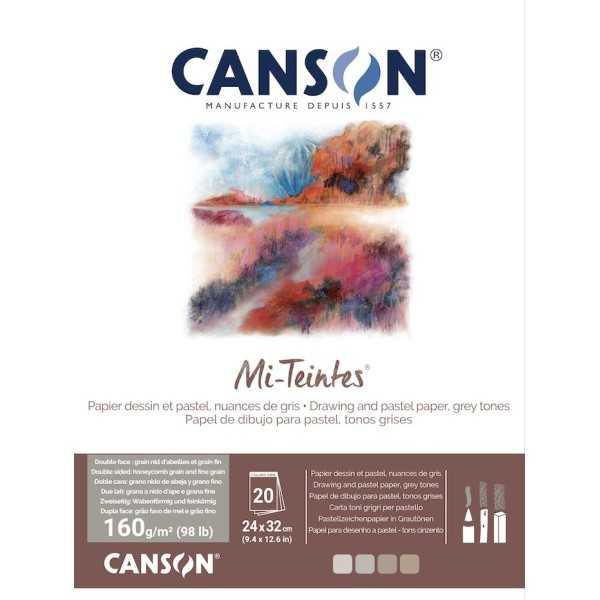 Bloc CANSON Mi Teintes 160gr.