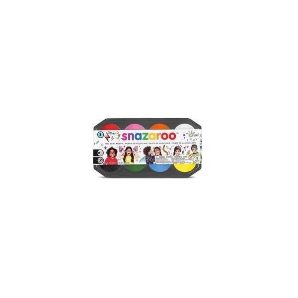SNAZAROO Set  8 Colores x 18ml.