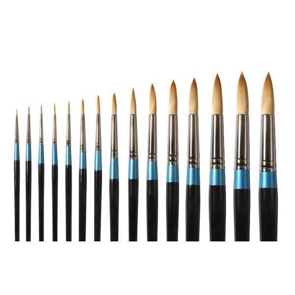 Daler-Rowney Aquafine Serie 85 Pincel Redondo Mango Corto para Acuarela