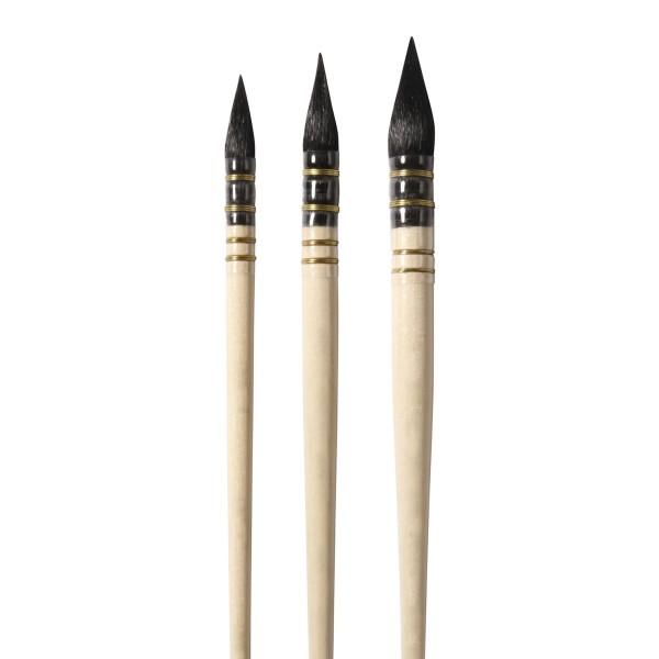 Daler-Rowney Aquafine Pointed Wash Pincel Redondo en Punta Mango Corto Serie 24