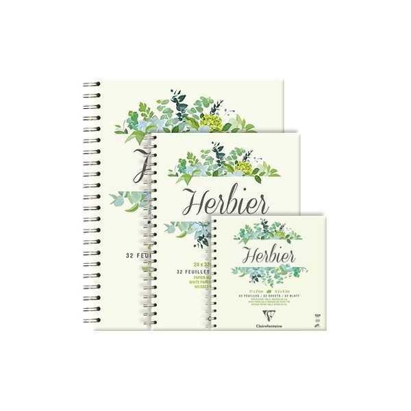Clairefontaine Herbier Cuaderno de Espiral para Herbario 180 g/m²