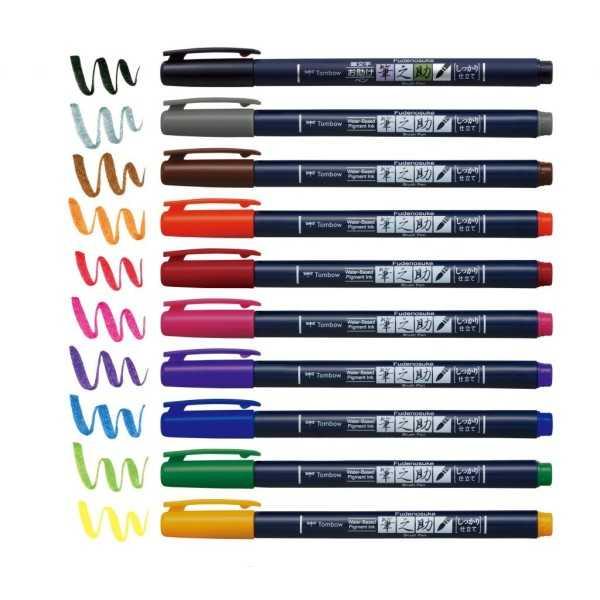 TOMBOW Fudenosuke punta pincel elástica