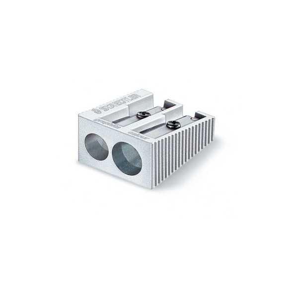 Sacapuntas Staedler Doble Metalico 8,2 mm y 10,2mm