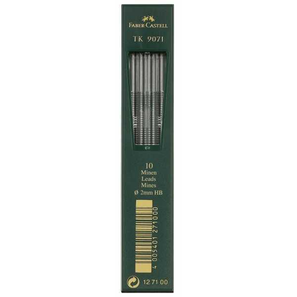 Minas 2mm. Faber Castell TK 9071 10unds.