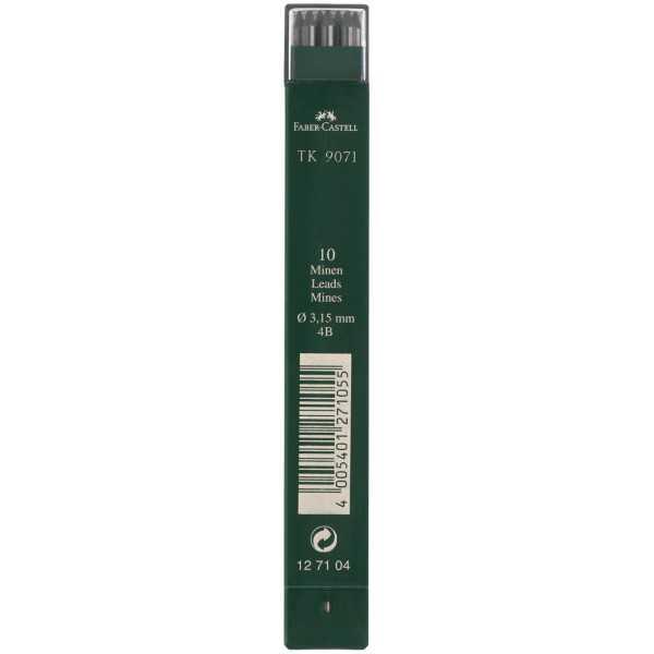 Minas 3,15mm. Faber Castell TK 9071 10unds.