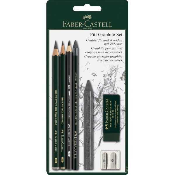 Faber Castell Set de Grafito y Accesorios 7pcs.