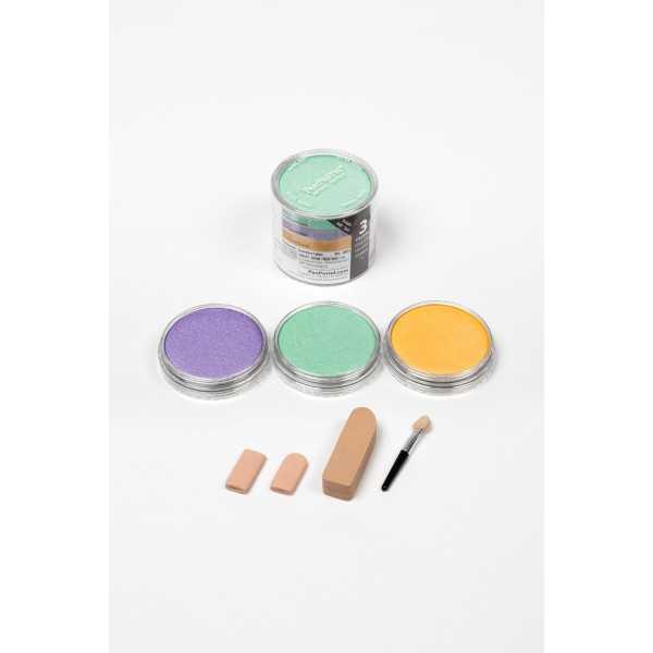 PANPASTEL Set 3 Colores Perlescentes Secundarios