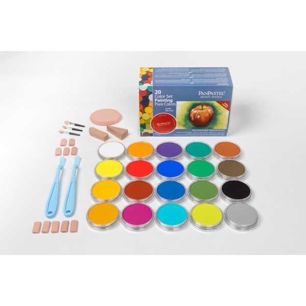 PANPASTEL Set 20 Colores + Accesorios