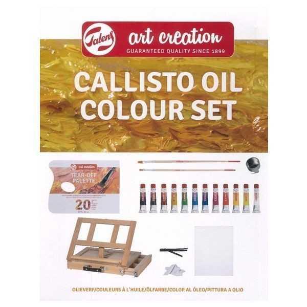 Set Óleo Callisto 12 tubos de 12ml. y Accesorios