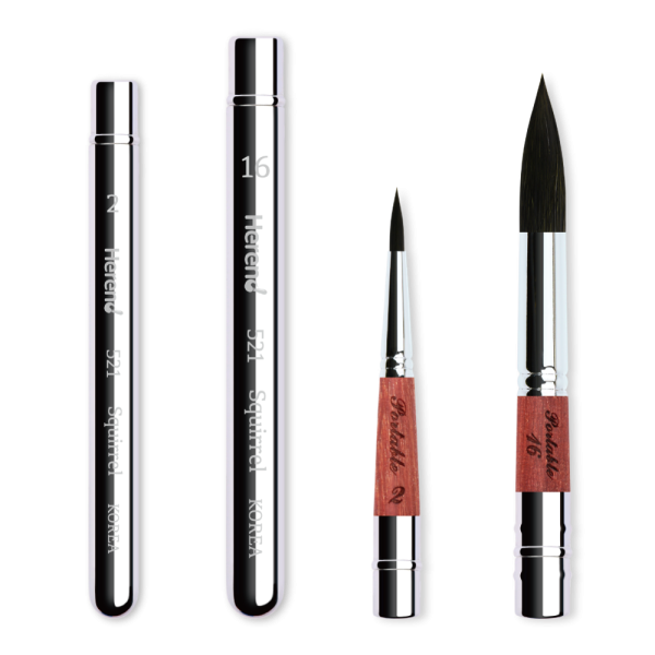 HEREND PINCEL BOLSILLO Petit Gris SERIE 521