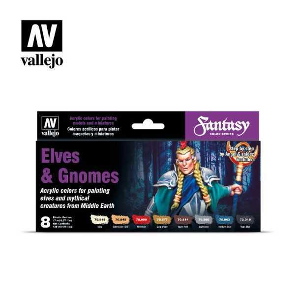 Vallejo Elfos y Gnomos Set. 8 colores
