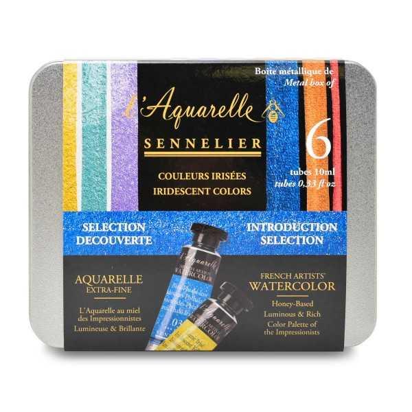 SENNELIER Extrafina 6 Tubos de 10ml. Colores IRIDISCENTES