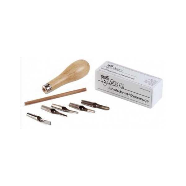 Set de 5 Gubias para Linograbado ABIG