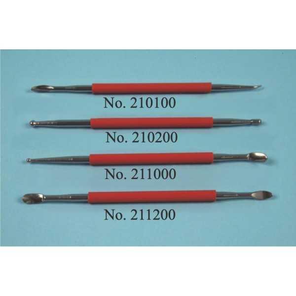Set de 4 Herramientas Doble para Modelado y Gofrado ABIG