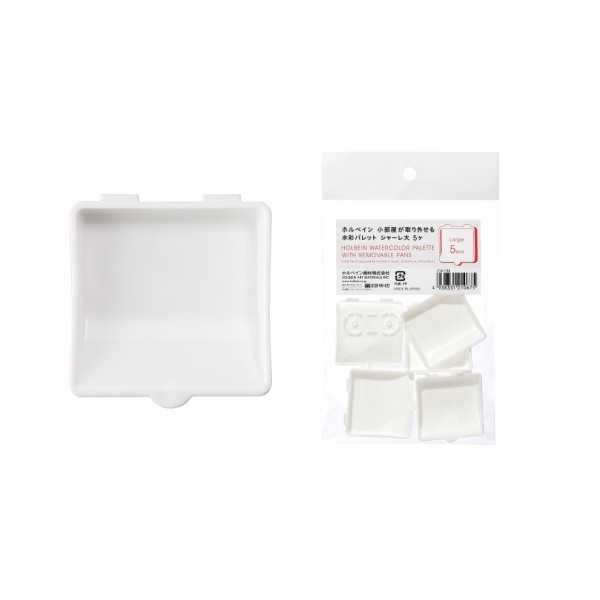 Holbein Pastilla Grande extraíble para paleta 5Pcs.