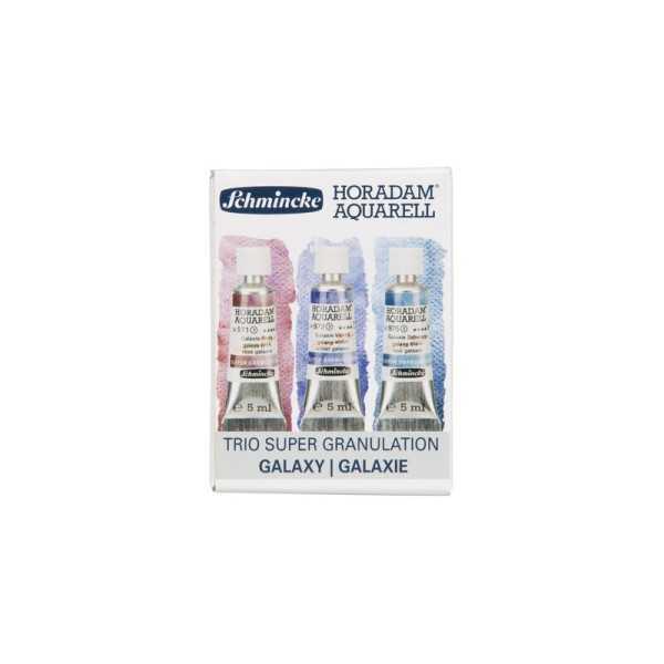 SCHMINCKE Acuarela Horadam Set Supergranulation "Galaxy" 3x5ml.