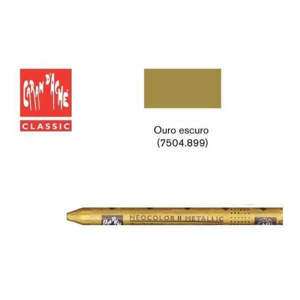 CARAN D´ACHE NEOCOLOR II ORO OSCURO METALICO