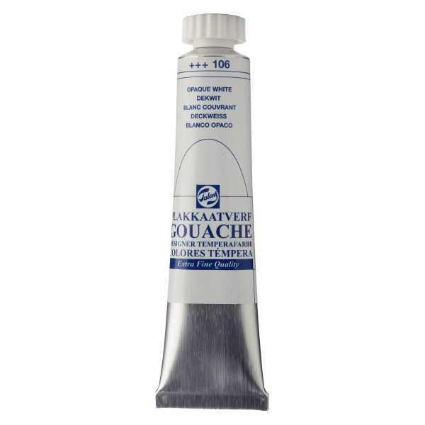 TALENS GOUACHE BLANCO EXTRA OPACO TUBO 20ML.