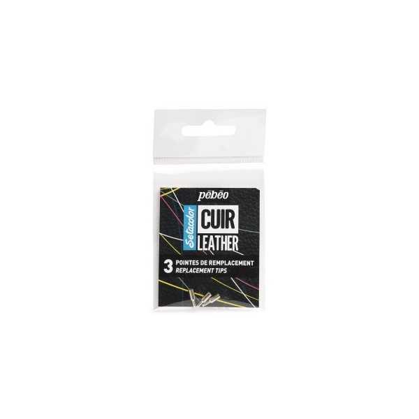 PEBEO SETACOLOR CUERO Set de Puntas de Recambios para Rotuladores