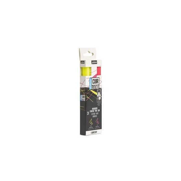 PEBEO SETACOLOR CUERO Set de Rotuladores Fluorescentes para Piel