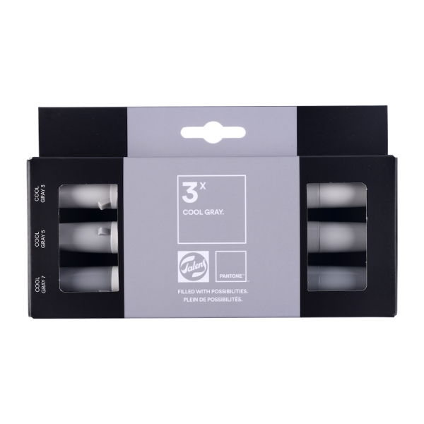 TALENS PANTONE 3 Colores GRISES FRIOS