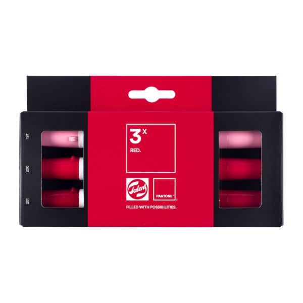 TALENS PANTONE 3 Colores ROJOS