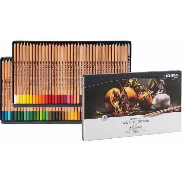 Caja de Lápices LYRA REMBRANDT POLYCOLOR 72 Colores